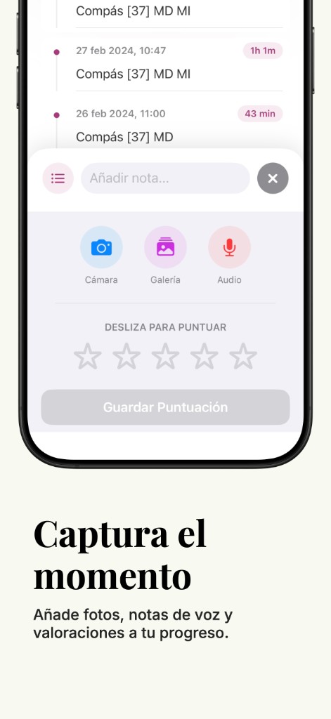 FollowThings - registro instantáneo en Apple Watch